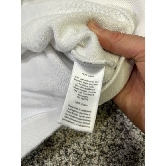 Vineyard Vines Patriotic Shoulder Shep Pullover‎ Quarter Zip, Girls Sz 14 White - Picture 9 of 10